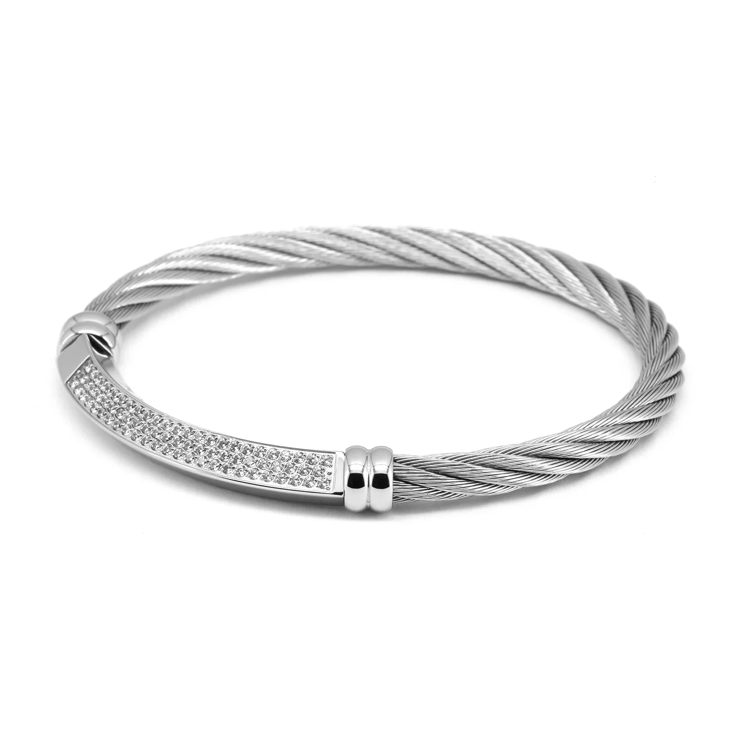 Cable Signature Better Half Bangle - Image 23
