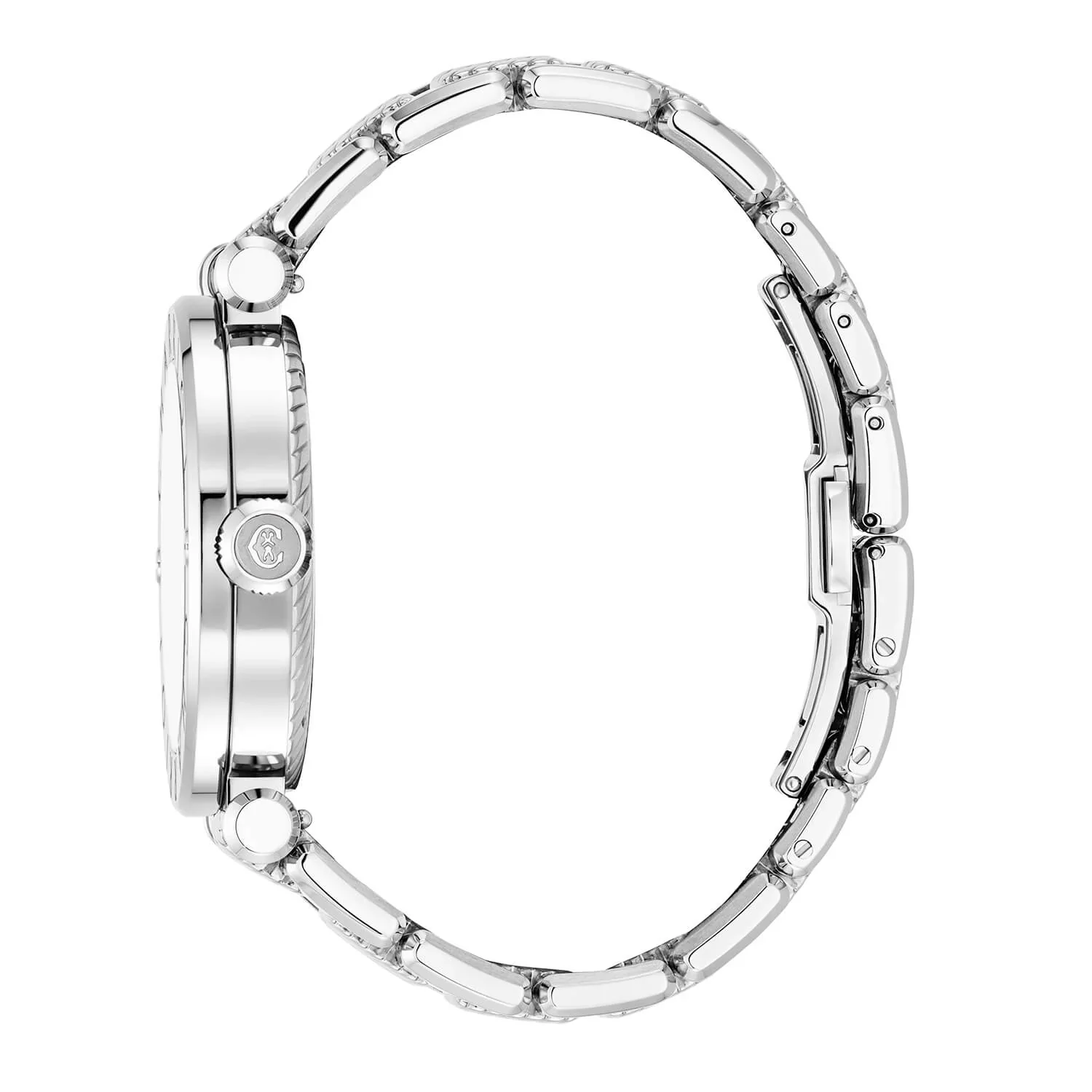 NAVIGATOR CRUISE, 41MM, QUARTZ CALIBRE, WHITE MOTHER-OF-PEARL WITH 12 ROMAN FIGURES DIAL, STEEL "CHARRIOL CHARRIOL" WITH 2 SCREWS BEZEL, METAL INTERCHANGEABLE BRACELET - Image 2
