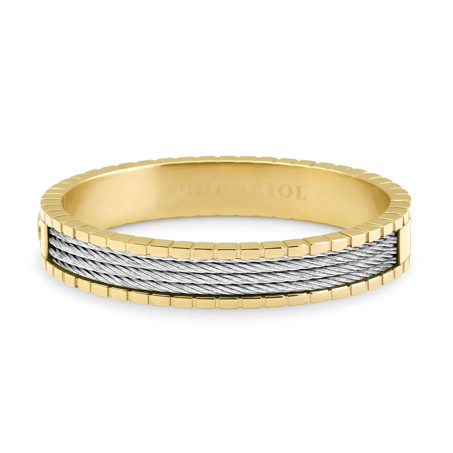Forever™ Bangle Personalized Yellow/Steel - Image 3