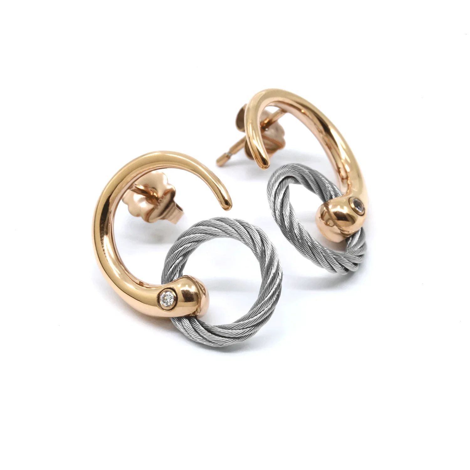 Infinity Zen Round Earrings - Image 5