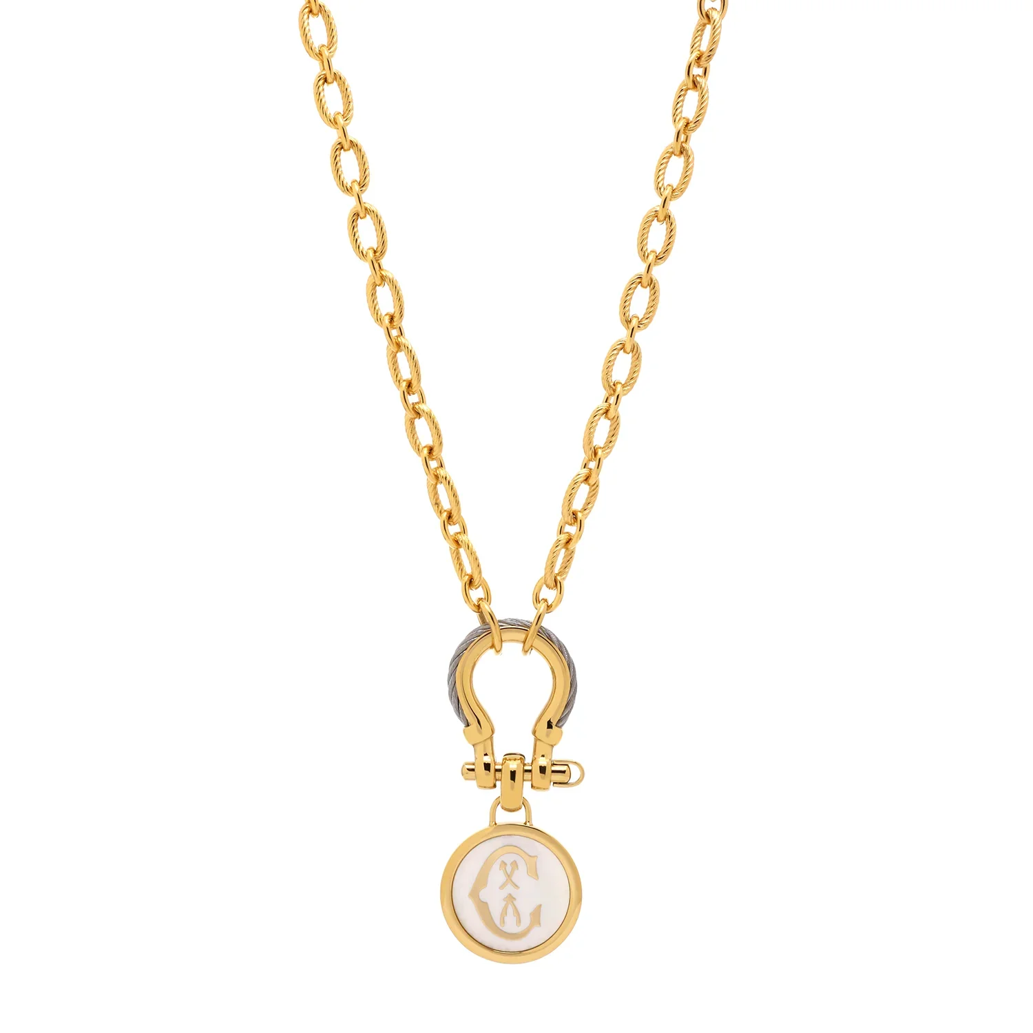 St. Tropez® Mariner Shackle & Coin Necklace - Image 10