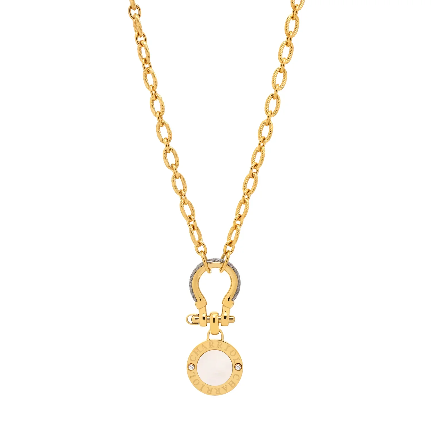 St. Tropez® Mariner Shackle & Coin Necklace - Image 7