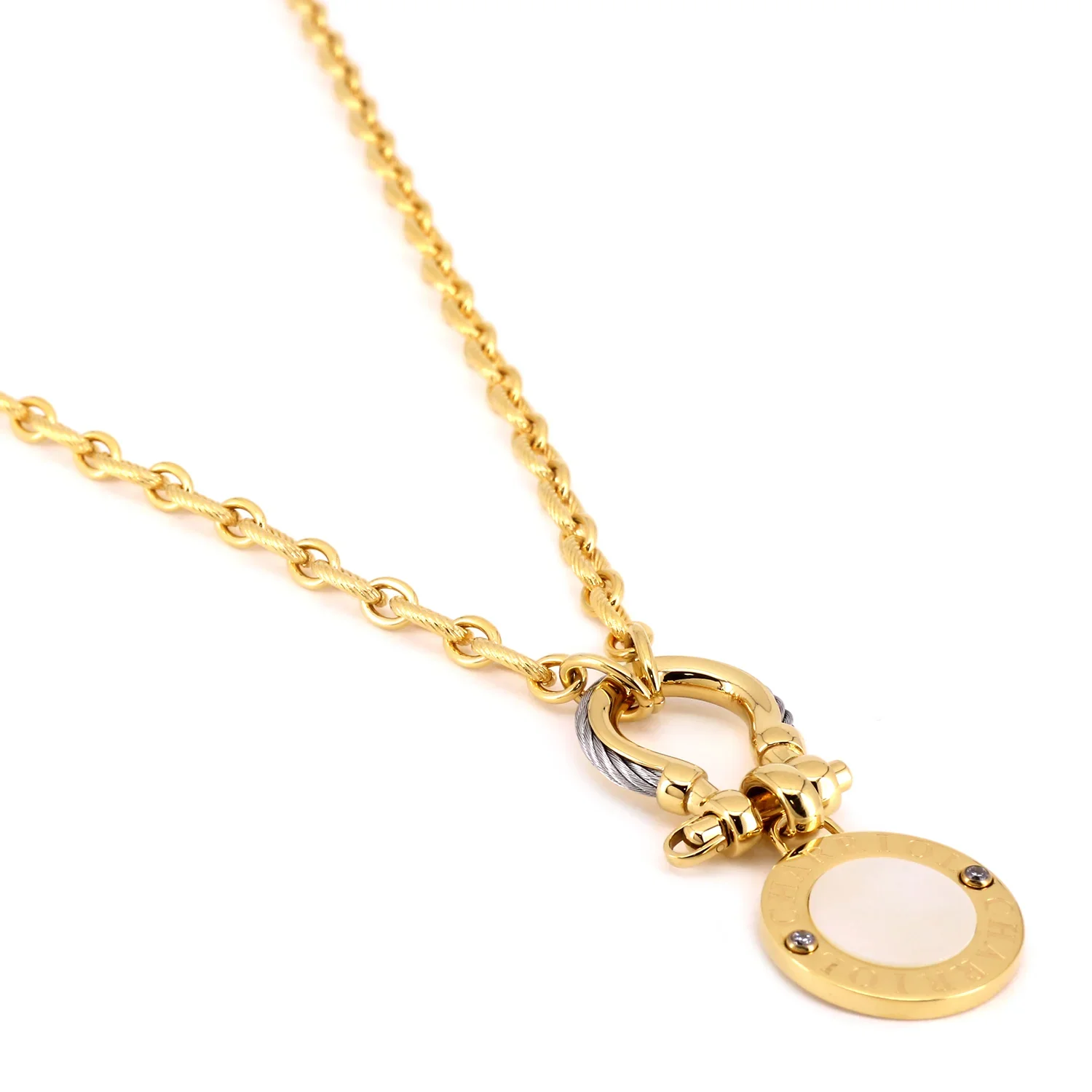 St. Tropez® Mariner Shackle & Coin Necklace - Image 9